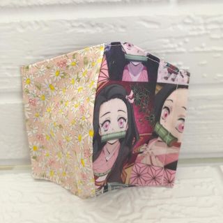 マスク(THE MASK)のインナーマスク　ハンドメイド　ねずこ　可愛い　花柄　幼児サイズ(外出用品)