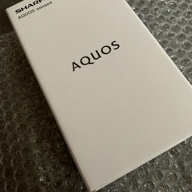 新品 未開封 AQUOS sense4 SH-M15 SIMフリー 黒 おまけ付