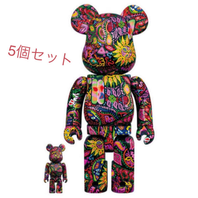 エンタメ/ホビーBE@RBRICK Psychedelic Paisley 100％ 400%