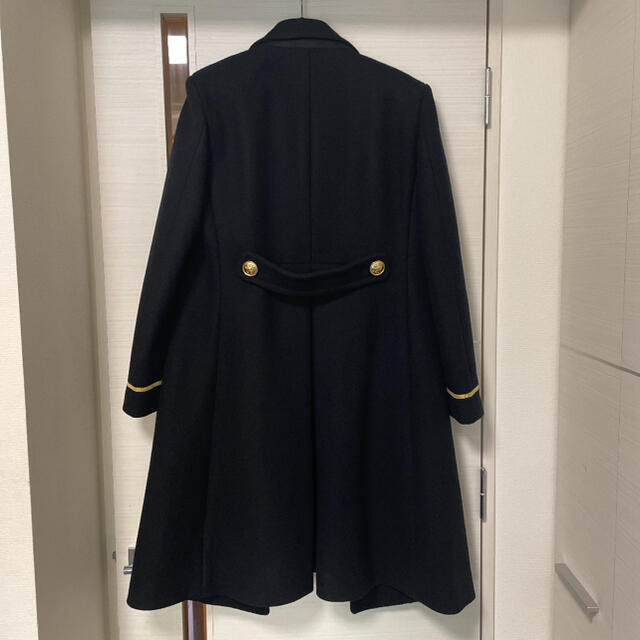 サンローラン 16AW 金ボタン ダブルチェスターロングコート Pコート