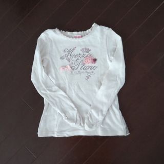 メゾピアノ(mezzo piano)のキッズ女の子　長袖シャツ　mezzopiano(Tシャツ/カットソー)