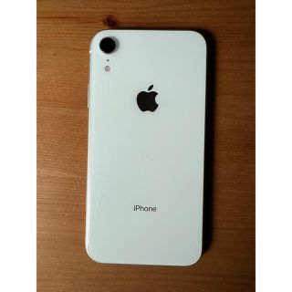 iPhone XR 128GB ホワイト バッテリー95% 傷なし