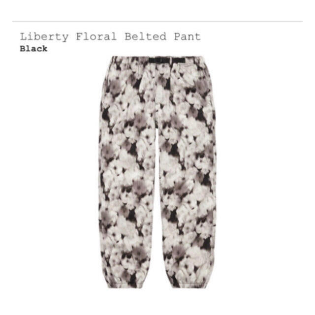 売れ筋介護用品も！ supreme Liberty Pant Belted Floral ワークパンツ/カーゴパンツ