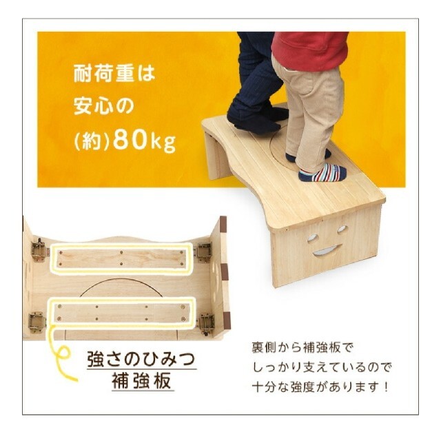 ☆新品・未開封品☆子ども用トイレ踏み台 NICKO キッズ/ベビー/マタニティのおむつ/トイレ用品(補助便座)の商品写真