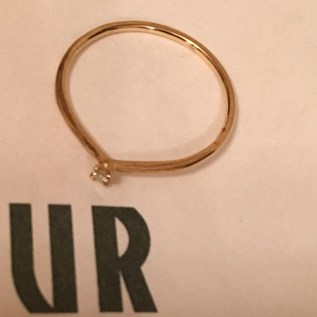 URBAN RESEARCH(アーバンリサーチ)の新品アーバンリサーチ購入10Ｋ&ダイヤモンドリング7号 レディースのアクセサリー(リング(指輪))の商品写真