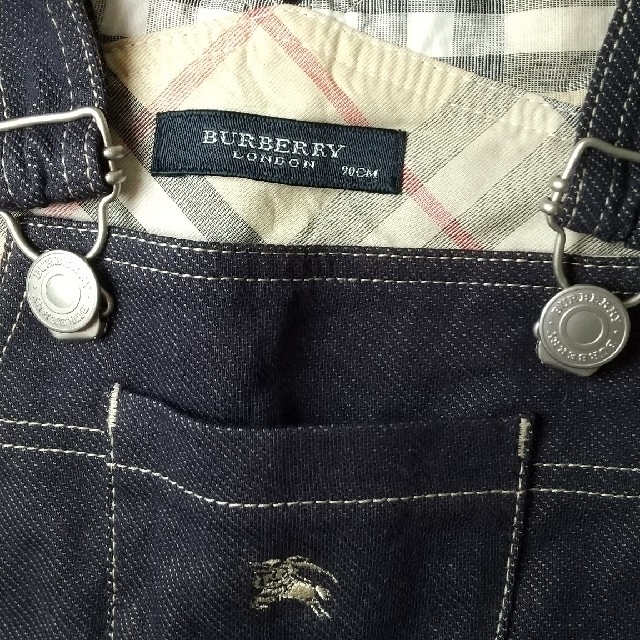 BURBERRY(バーバリー)のバーバリー ワンピース 90 デニム生地 キッズ/ベビー/マタニティのキッズ服女の子用(90cm~)(ワンピース)の商品写真