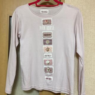 ピンクハウス(PINK HOUSE)のピンクハウス❤️ネームワッペン使いロゴカットソー(Tシャツ(長袖/七分))