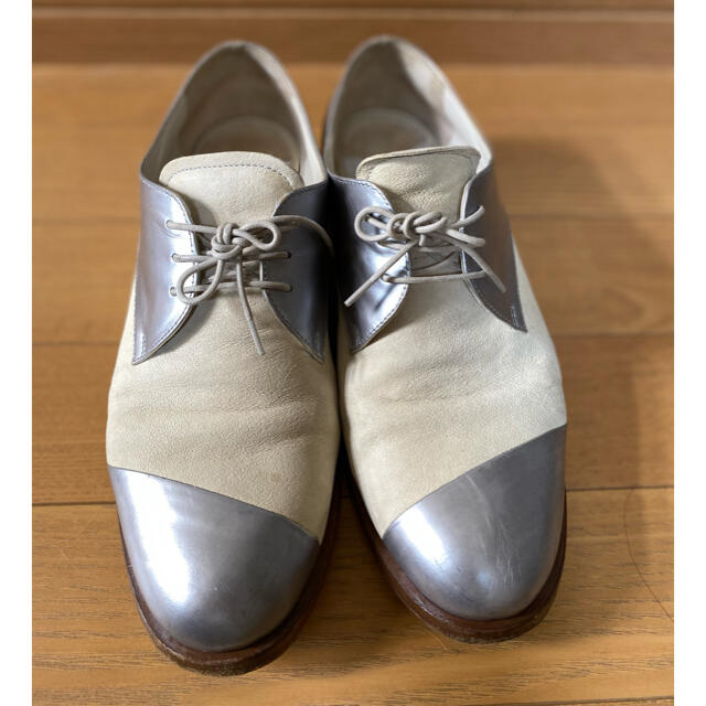 miumiu ミュウミュウ レザー紐靴 サイズ37 2/1 - ローファー/革靴