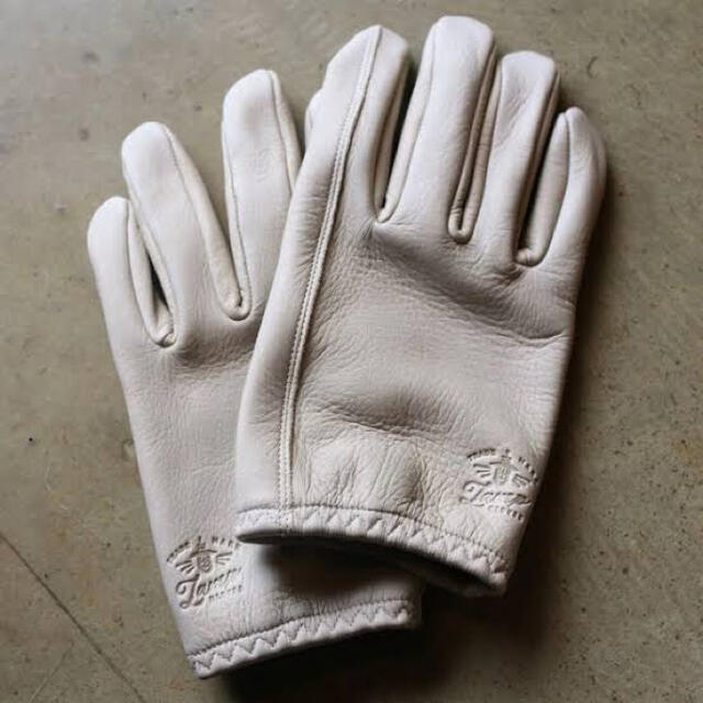 LAMP GLOVES GLOVE   SHORTY GREIGE  sizeM自動車/バイク