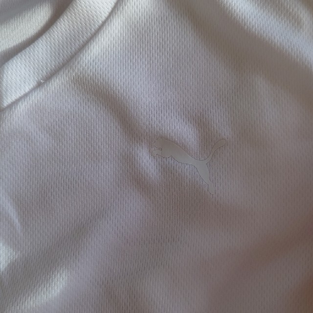 PUMA(プーマ)のPUMA ﾗﾝﾆﾝｸﾞｼｬﾂ 白 160 キッズ/ベビー/マタニティのキッズ服男の子用(90cm~)(Tシャツ/カットソー)の商品写真