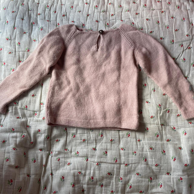 Bonpoint(ボンポワン)のShirley Bredal フラワーニット　4y キッズ/ベビー/マタニティのキッズ服女の子用(90cm~)(ニット)の商品写真