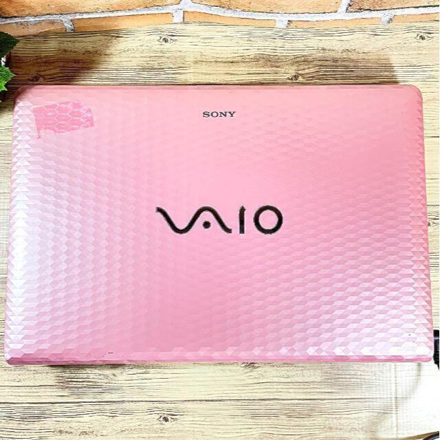 SONY(ソニー)のきらきらピンクノートパソコン♪SONY VAIO/初心者さんに最適 スマホ/家電/カメラのPC/タブレット(ノートPC)の商品写真