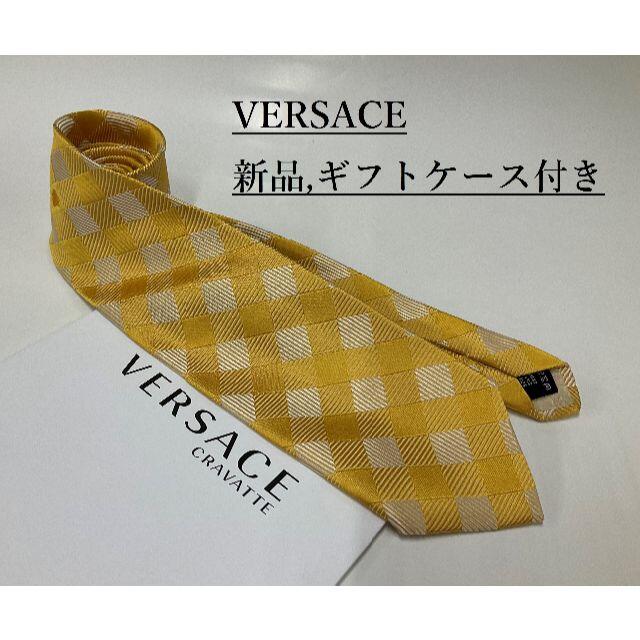 オンラインストア公式 ヴェルサーチ　ネクタイ03　新品　専用ケース付き　プレゼントにも　VERSACE