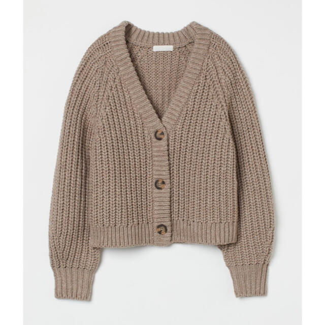 H&M(エイチアンドエム)の新品❤️Mリブニットカーディガン H&M ZARA todayful レディースのトップス(カーディガン)の商品写真