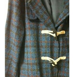 ハリスツイード(Harris Tweed)の【美品】無印良品×ハリスツイード  ダッフルコート(ダッフルコート)