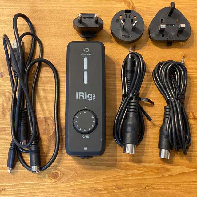 iRig Pro I/O 付属品完備