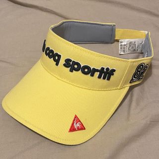 ルコックスポルティフ(le coq sportif)のルコック　スポルティフ　レディース サンバイザー ゴルフ(ウエア)