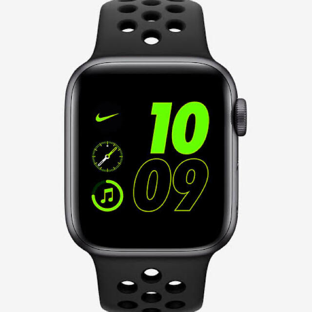 腕時計(デジタル)アップルウォッチ NIKE series6 Apple Watch 黒 44mm