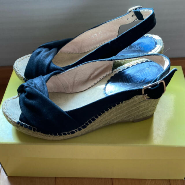 POOL SIDE(プールサイド)のpoolside プールサイド 黒 23㎝ サンダル パンプス ミュール レディースの靴/シューズ(サンダル)の商品写真