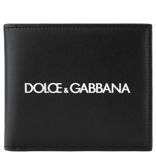 ドルチェアンドガッバーナ(DOLCE&GABBANA)のDOLCE&GABBANA 二つ折り財布  BLACK (折り財布)