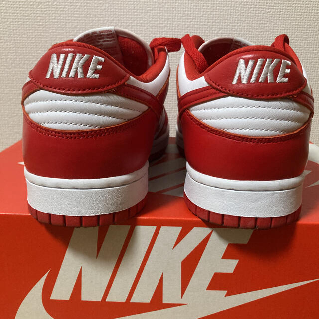 DUNK LOW SP  WHITE/UNIVERSITY RED 1