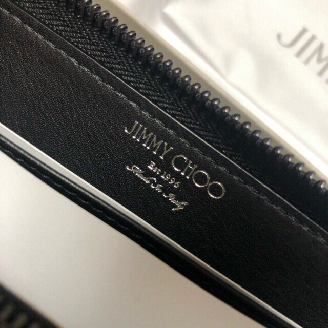 JIMMY CHOO(ジミーチュウ)のりんりん様専用💖Jimmy Choo 長財布　財布ウォレット　黒　スタッズ メンズのファッション小物(長財布)の商品写真