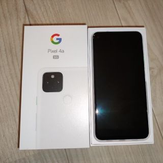 グーグル(Google)のPixel4a 5G White　SIMフリー(スマートフォン本体)