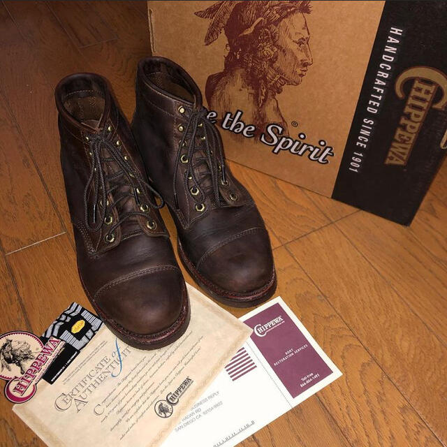 メンズChippewa bean boots