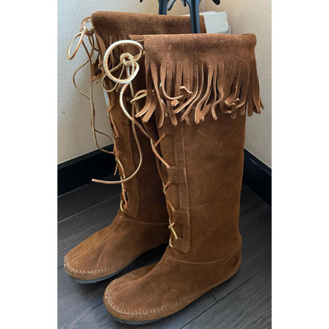 TAOS BOOTS made in USAスウェード　レディースブーツ23