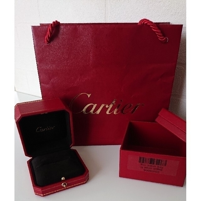 Cartier - 美品♡カルティエ♡リングケース&小箱&ショップ袋 Cartier - 美品♡カルティエ♡リングケース&小箱&ショップ袋