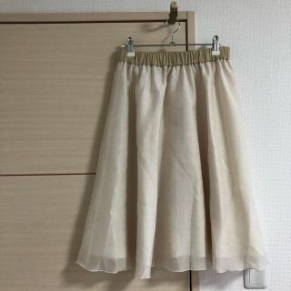 ユナイテッドアローズグリーンレーベルリラクシング(UNITED ARROWS green label relaxing)の美品☆グリーンレーベルリラクシング　フレアスカート(ひざ丈スカート)