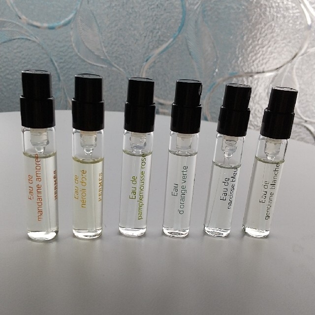 Hermes(エルメス)の【 HERMES 】６種 サンプルセット (2ml.×6本 = 12ml.) コスメ/美容の香水(ユニセックス)の商品写真