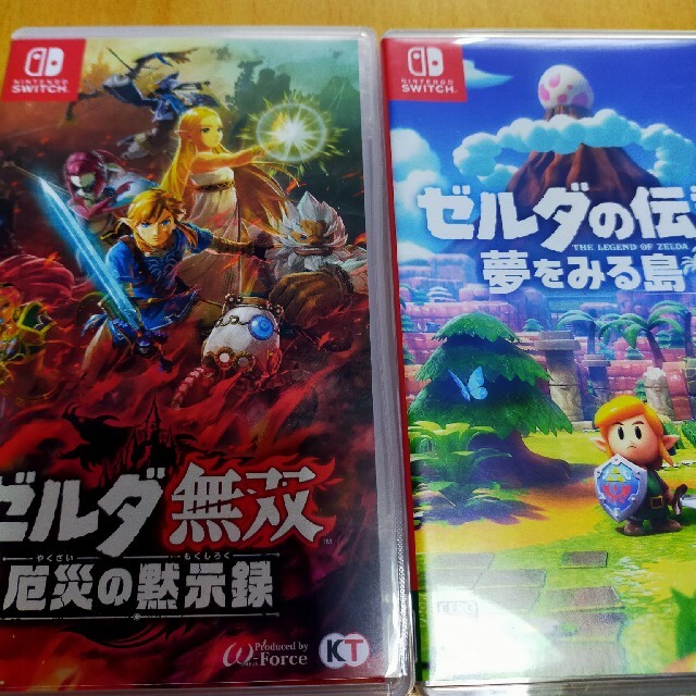 switchソフト ゼルダの伝説 夢をみる島＆ゼルダ無双 厄災の黙示録