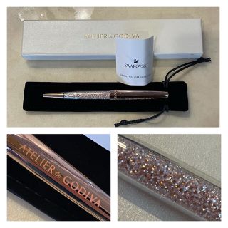 スワロフスキー(SWAROVSKI)のスワロフスキー ゴディバ ボールペン GODIVA 未使用 新品 高級ボールペン(ペン/マーカー)