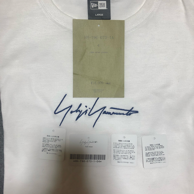 Yohji Yamamoto(ヨウジヤマモト)のYohji Yamamoto NEW ERA TEE  メンズのトップス(Tシャツ/カットソー(半袖/袖なし))の商品写真