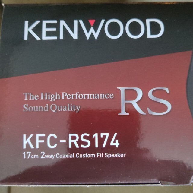 KENWOOD(ケンウッド)のKFC-RS174 KENWOOD ケンウッド スピーカー 新品未使用☆ 自動車/バイクの自動車(カーオーディオ)の商品写真