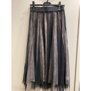 Apuweiser-riche - フロント釦ニット×2wayレーススカートSET 新品