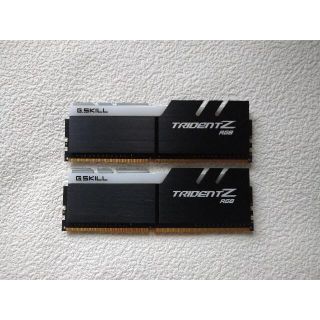 16GB G.Skill TRIDENT Z RGB DDR4 8GBx2(PCパーツ)