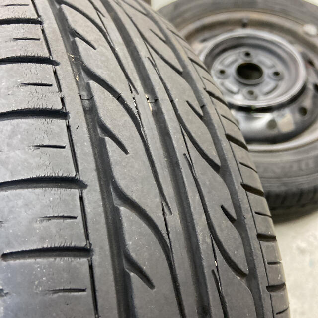 DUNLOP(ダンロップ)のダイハツタント夏タイヤ155/65R13ダンロップL375S 自動車/バイクの自動車(タイヤ・ホイールセット)の商品写真