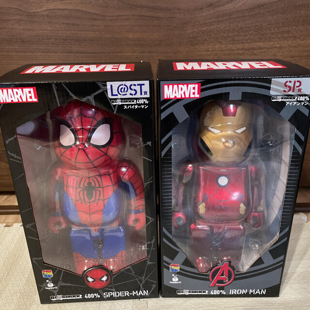 ハッピーくじ MARVEL BE@RBRICK SP賞 ラストワン賞 セット - アメコミ