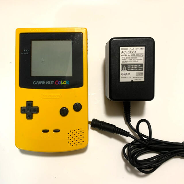 ゲームボーイ - GAME BOY COLOR ゲームボーイ カラー 黄色 イエロー AC