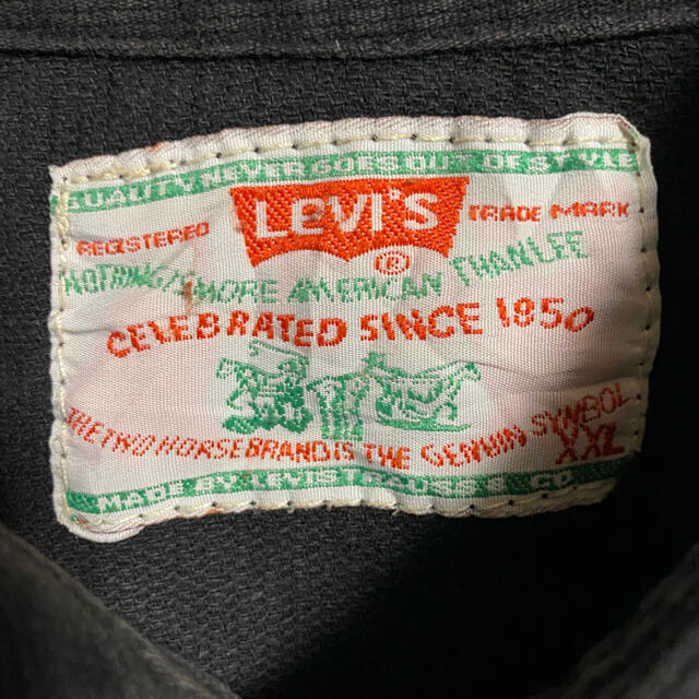 Levi's(リーバイス)の90s 古着 リーバイス  ブラックデニムシャツ ビッグシルエット ゆるだぼ メンズのトップス(シャツ)の商品写真