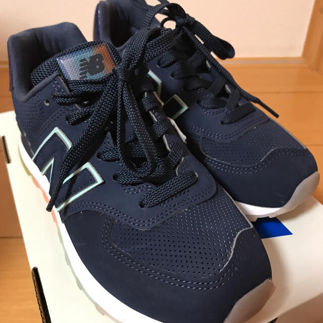 New Balance WL574SON  ネイビー　23cm