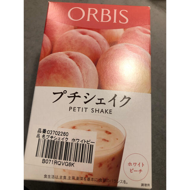 ORBIS(オルビス)のオルビス プチシェイク　ホワイトピーチ　7袋 コスメ/美容のダイエット(ダイエット食品)の商品写真