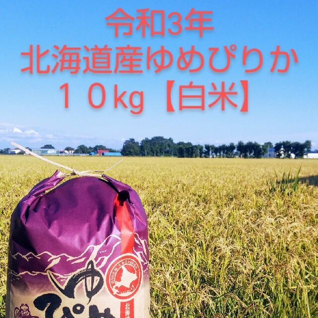 令和3年産 北海道ゆめぴりか10kg【新米】