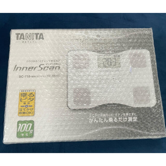 TANITA(タニタ)のTANITA BC-718 WH 新品・未開封 スマホ/家電/カメラの美容/健康(体重計/体脂肪計)の商品写真