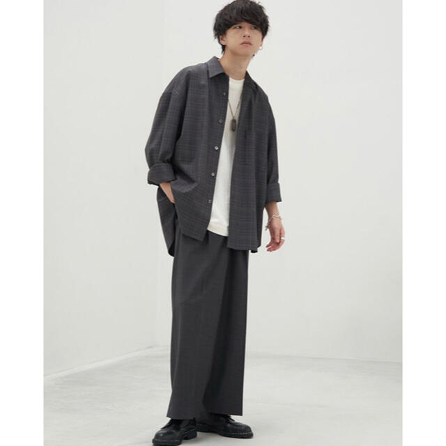 LIDNM リドム MERINO WOOL BAGGY