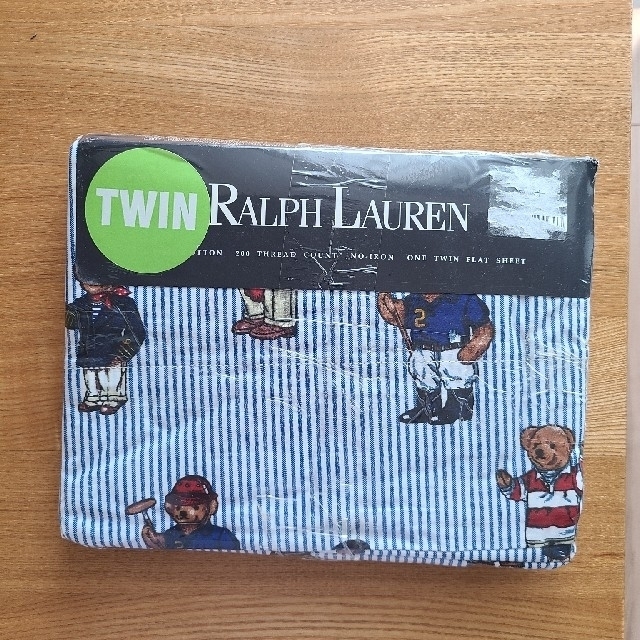 Ralph Lauren(ラルフローレン)のSTTSHH様専用☆ラルフローレン　ポロベアシーツ　新品未開封 インテリア/住まい/日用品の寝具(シーツ/カバー)の商品写真