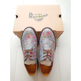 ドクターマーチン(Dr.Martens)のドクターマーチン　花柄　1461PW　3ホール(ローファー/革靴)