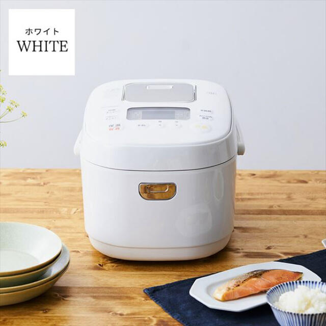 アイリスオーヤマ IHジャー 炊飯器 5.5合 RC-IK50　ホワイト